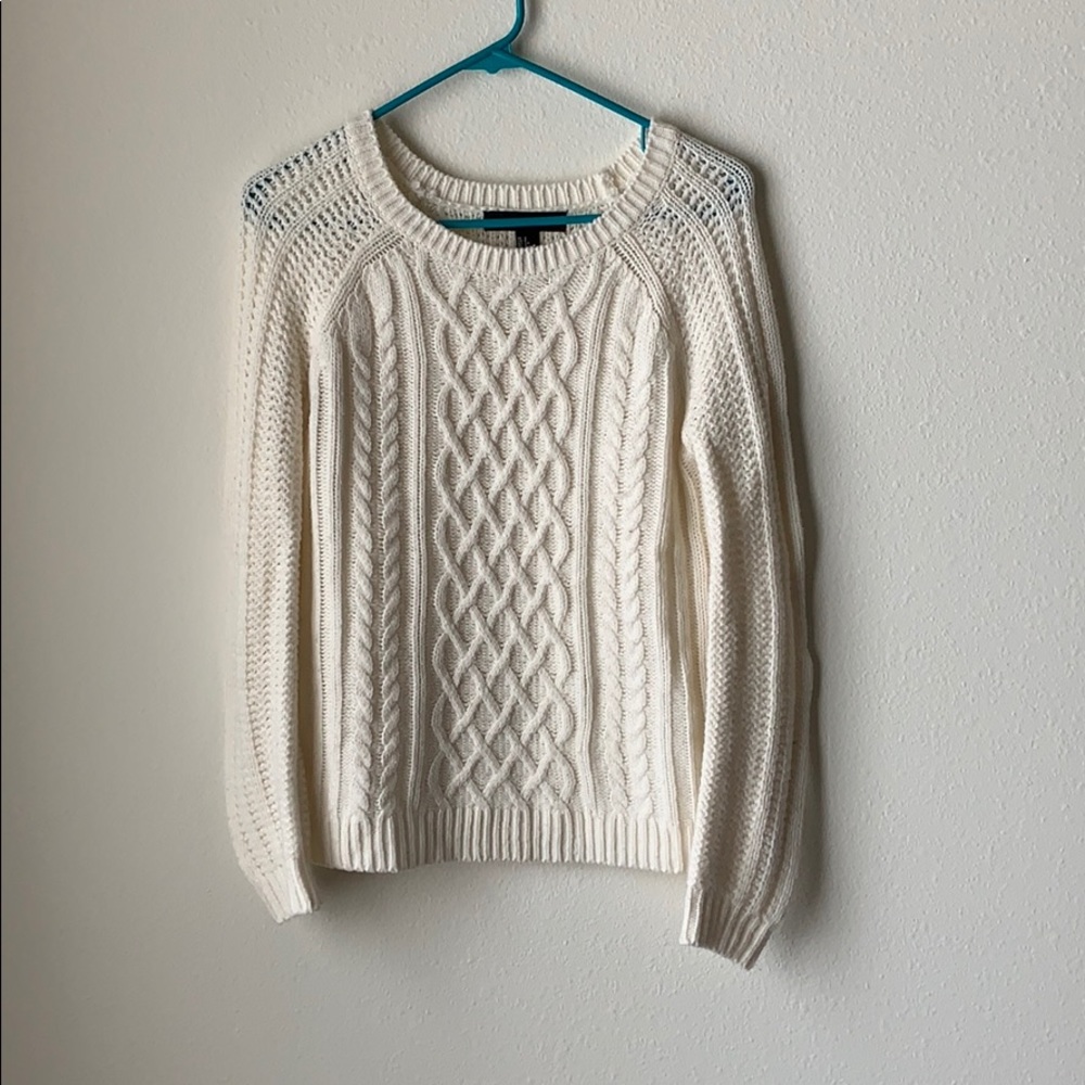 Cream forever21 sweater